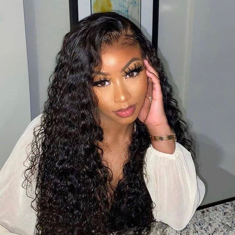 Italian Curls Wig 13x4 Glueless 360 Human Hair Lace Frontal Wig for Black Women