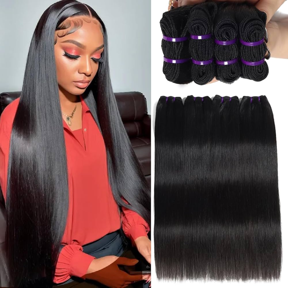 12A Virgin Straight Human Hair Bundles