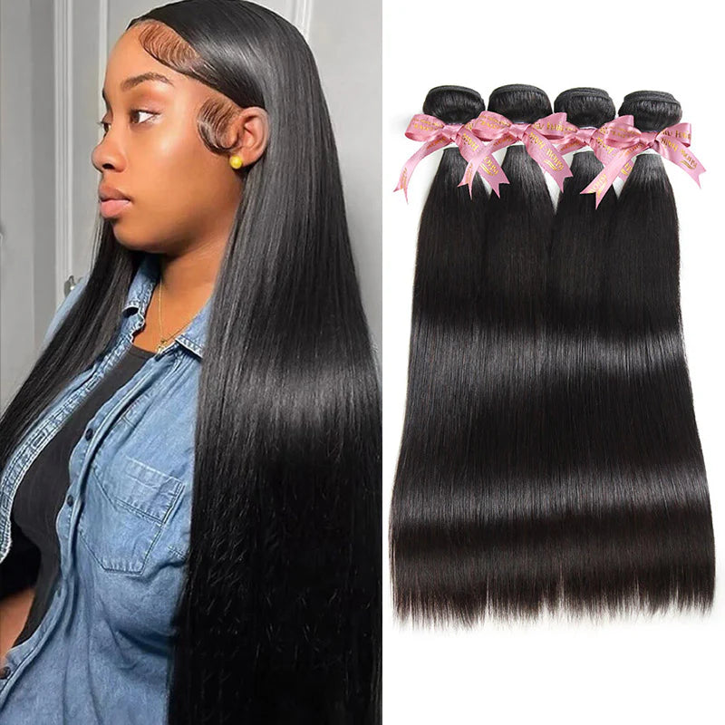 12A Virgin Straight Human Hair Bundles